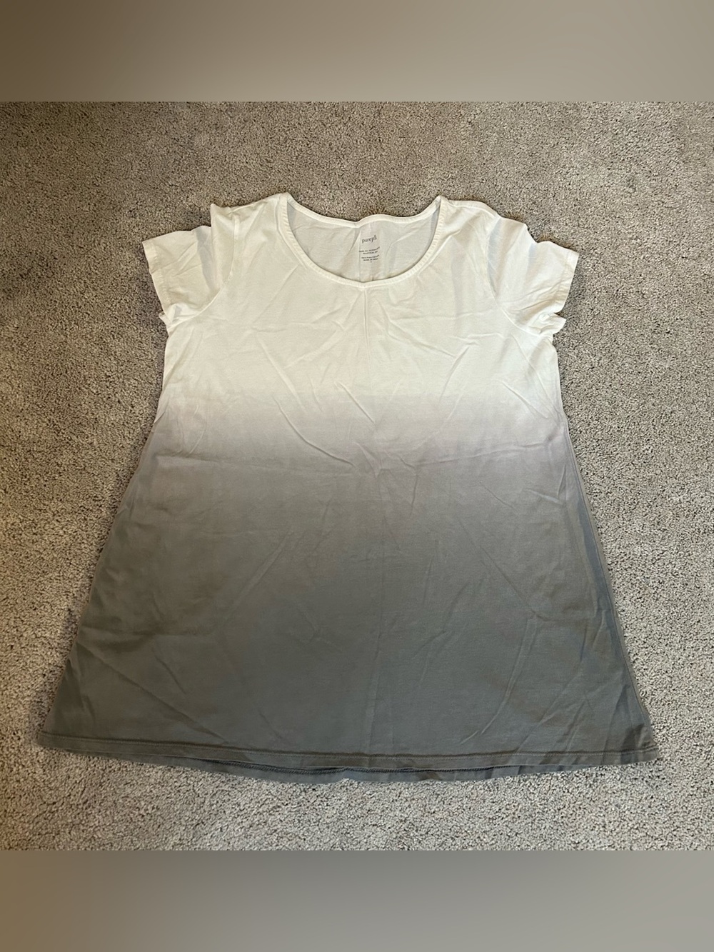 Ombré tunic tee